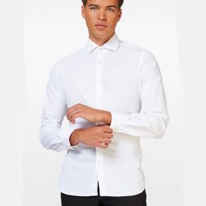 Opposuits | White Knight Long Sleeve Button Down